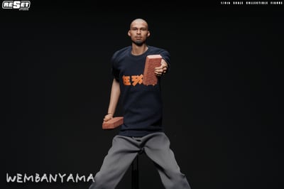 【預購】NBA 1/6可動人偶套裝【可動眼】文班亞馬雙造型 X Reset-Studio11