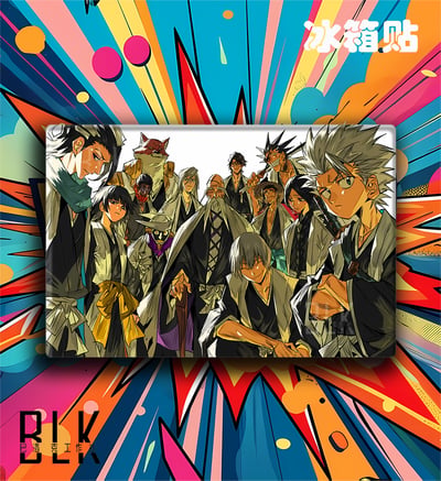 【預購】死神 境·界《十三隊》動漫裝飾畫&冰箱貼 X 巴洛克工作室3