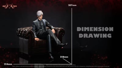 【預購】戀與深空 沙發系列第一彈 乙女向私訂雕像 烏鴉哥 秦澈 黑色曼陀羅 X Biggest-Man studio 【BM studio】5