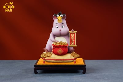 【預購】宮崎駿 招財納福 招財龍貓&卡西法&坊寶寶 X MAR模玩5