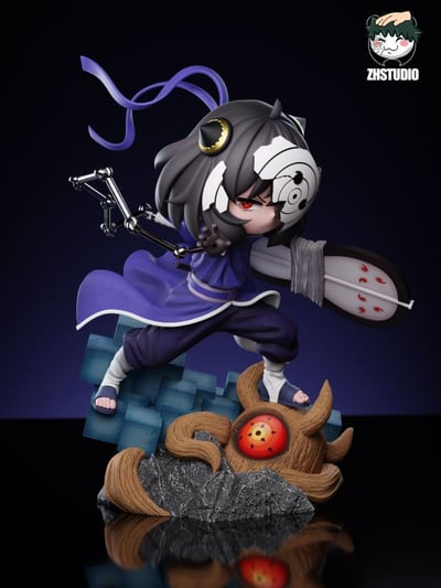 【補款】火影忍者 面具女孩 雙配色 宇智波帶土 X ZH整活2