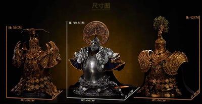 【預購】艾爾登法環 大樹守衛&龍裝大樹守衛&聖樹騎士羅蕾塔胸像 X SWORD+WING3