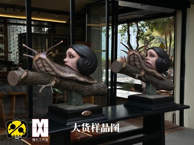 【預購】詭怪臻藏館 雕像MW01 蛞蝓少女-夕子 X 2%+MOWAN10