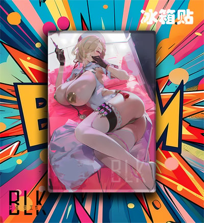 【預購】碧藍航線《粉色護士》動漫裝飾畫&冰箱貼 X 巴洛克工作室2