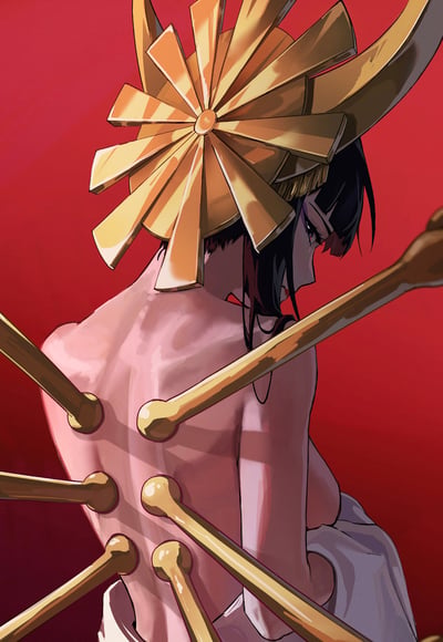 【預購】死神《背影千手丸》動漫裝飾畫 X H2工作室4