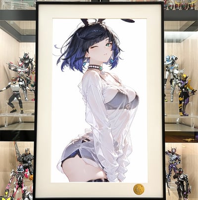 【預購】原神《兔女郎夜蘭》動漫裝飾畫 X 星空工作室1