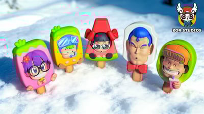 【預購】怪博士與機器娃娃 涼夏日-阿拉蕾雪糕 X ZOR-Studio3