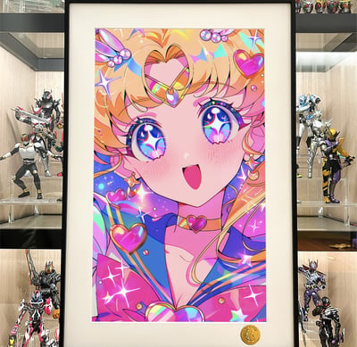 【預購】美少女戰士《星光美少女》動漫裝飾畫 X 星空工作室1
