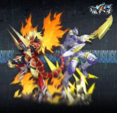 【補款】數碼寶貝 無限地帶 雙魂 第一彈 火龍獸 X 僵屍車工作室2