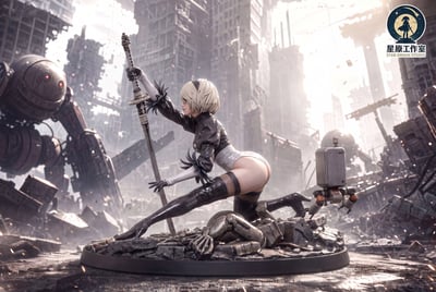 【預購】尼爾自動人形 雙比例《2B：末世戰姬》X 星原工作室5