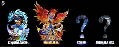 【預購】戰鬥陀螺 童年懷舊系列002 4聖獸共鳴-火渡凱 X 掠影工作室10