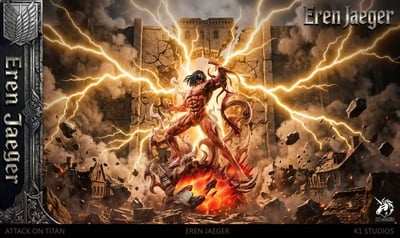 【預購】進擊的巨人 第一彈-咆哮艾倫X K1 STUDIOS2