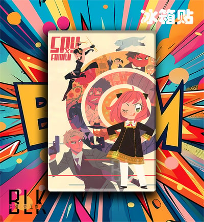 【預購】間諜家家酒 裝飾畫&冰箱貼 X 巴洛克工作室3