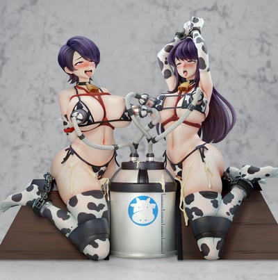 【預購】木馬上被束縛產乳的古見母女 X Meat-Studio1