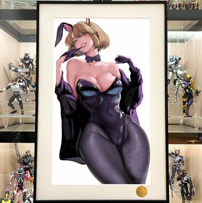 【預購】美麗新世界《兔女郎羅素麗》動漫裝飾畫 X 星空工作室1