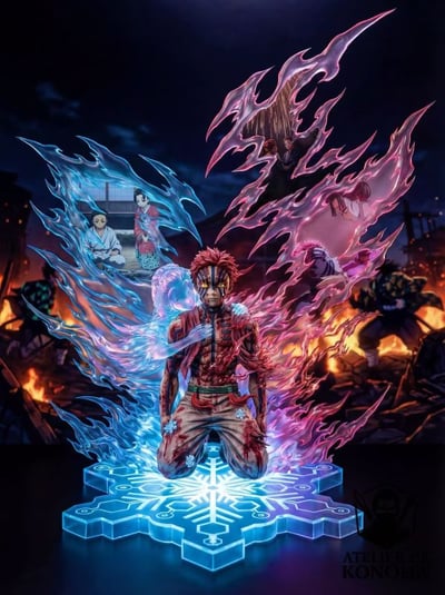 【補款】鬼滅之刃 輕雕系列·漪窩座&戀雪 X ATELIER DE KONOHA5