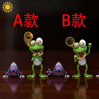 【預購】數碼寶貝 怪蛙獸&蝌蚪獸 X 太陽模玩1
