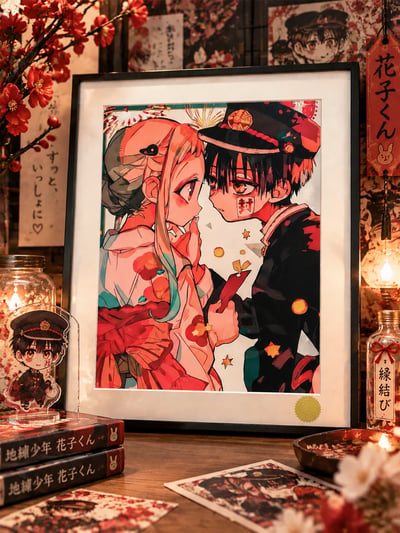 【預購】《地縛兩小隻》動漫裝飾畫 X 星空工作室2