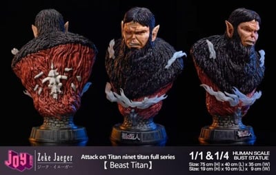 【現貨秒發】進擊的巨人 巨人胸像系列 獸之巨人 X JS-Studio2