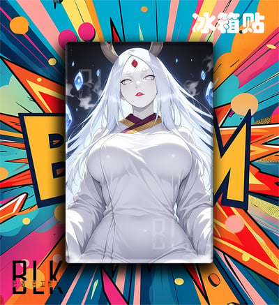 【預購】火影忍者《輝夜》動漫裝飾畫&冰箱貼 X 巴洛克工作室3