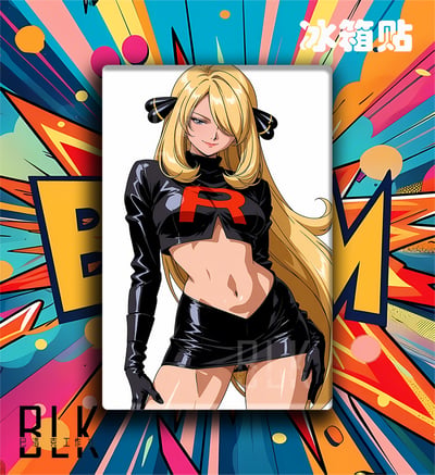 【預購】寶可夢《火箭隊竹蘭》動漫裝飾畫&冰箱貼 X 巴洛克工作室3