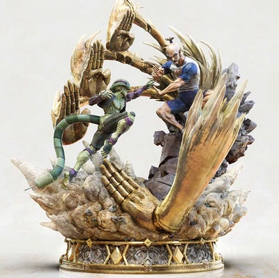 【現貨秒發】獵人 尼特羅vs梅路艾姆 X FIGURAMA石油場 正版授權1