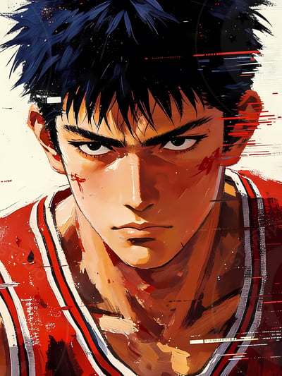 【預購】灌籃高手《三井壽》動漫裝飾畫 X 星空工作室5