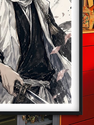 【預購】死神《水墨白哉》動漫裝飾畫&冰箱貼 X 巴洛克工作室6