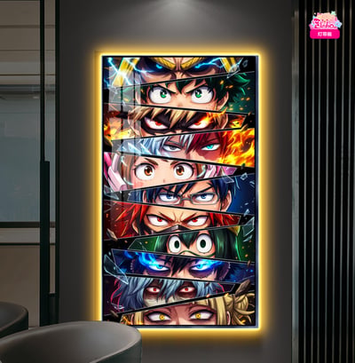 【預購】我的英雄學院 眼神殺 -燈帶畫 X 阿喵畫社2