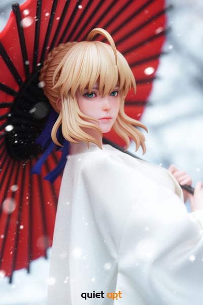 【現貨秒發】Fate 白色永恆 和風 · Saber阿爾托莉雅·潘德拉貢 X QuietArt3