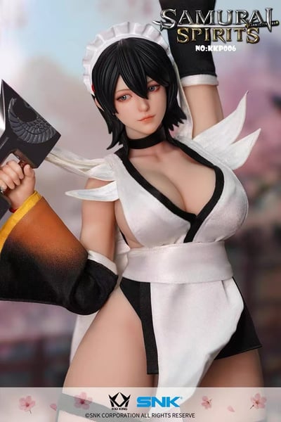 【售罄展示追加請私訊客服@toystationtw】KID KING 可動人偶KKP006 侍魂 曉 伊呂波 X SNK 正版授權9