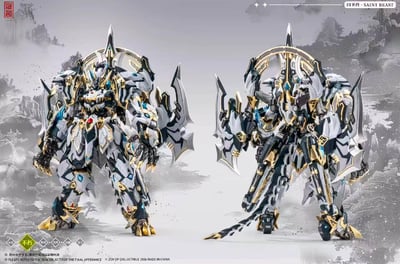 【售罄展示追加請私訊客服@toystationtw】白虎機甲武鬥版 CD-02U X 藏道模型7