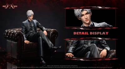 【預購】戀與深空 沙發系列第一彈 乙女向私訂雕像 烏鴉哥 秦澈 黑色曼陀羅 X Biggest-Man studio 【BM studio】4