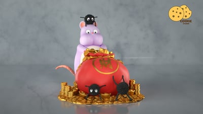 【預購】宮崎駿 招財坊寶寶 X Cookie-Studio2