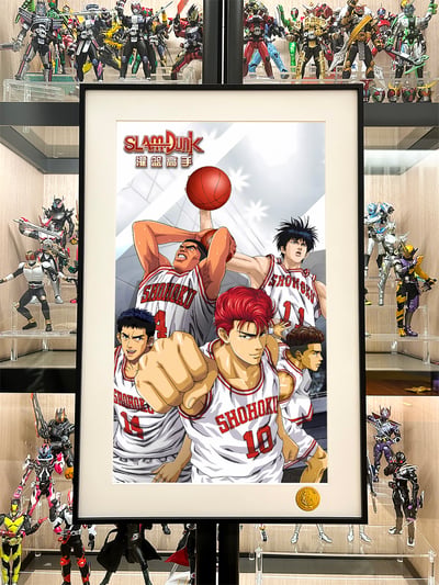 【預購】灌籃高手《白衣五虎》動漫裝飾畫 X 星空工作室2