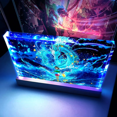 【預購】宮崎駿 白龍與千尋-橫版發光卡磚 X 阿喵畫社2
