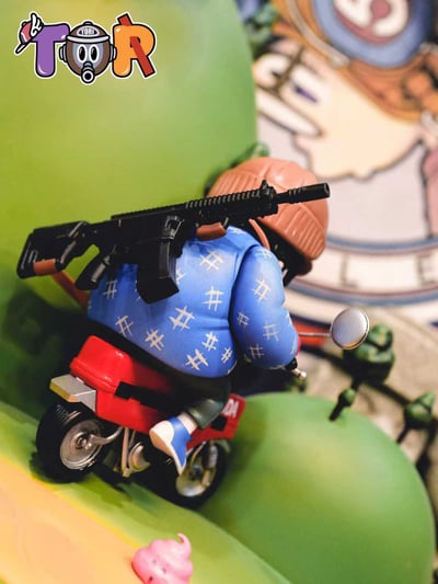 【售罄展示追加請私訊客服@toystationtw】七龍珠 鳥山明系列006 騎車鳥山明 X TOR-Studio3