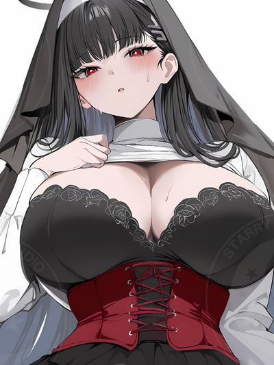 【預購】蔚藍檔案《修女莉音》裝飾畫 X 星空工作室5