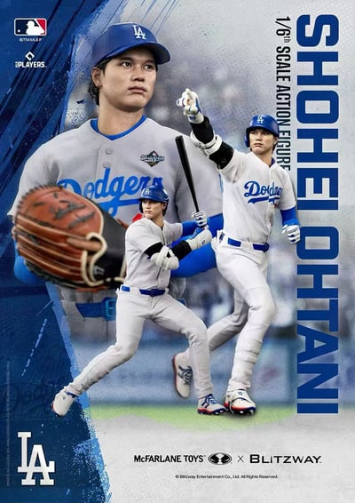 【預購】美國職棒大聯盟 可動人偶 大谷翔平 X BLITZWAY+McFarlane Toys2