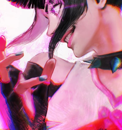 【預購】街頭霸王《韓蛛俐》動漫電競房裝飾畫 X H2工作室5
