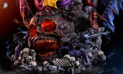 【現貨秒發】海賊王 幻·和之國鬼神系列 不動明王-魯夫 X 流風+燃風6