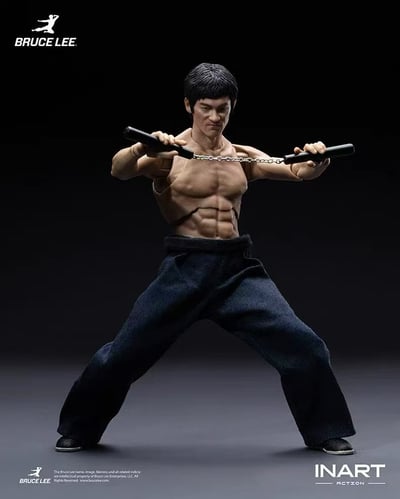 【預購】李小龍 雙版本 1/12可動人偶 X INART Action9