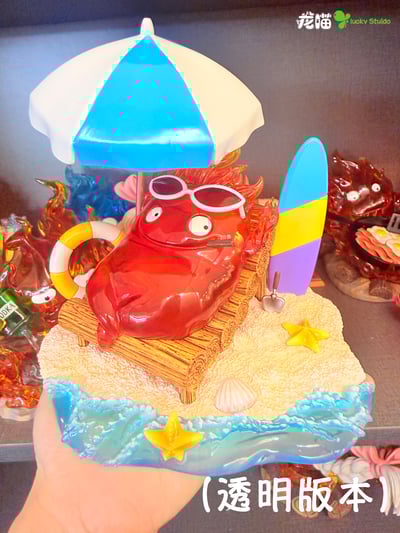 【預購】宮崎駿 沙灘卡西法 X 龍喵+Lucky4