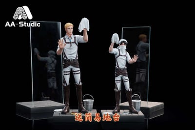 【預購】進擊的巨人 CP系列第一彈 擦玻璃-利威爾+艾爾文 X AA-Studio5