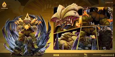 【現貨秒發】遊戲王 怪獸召喚系列 S級雕像 王宮魔神 黑暗大法師 艾克佐迪亞的召喚 X Duel Soul（DS）3