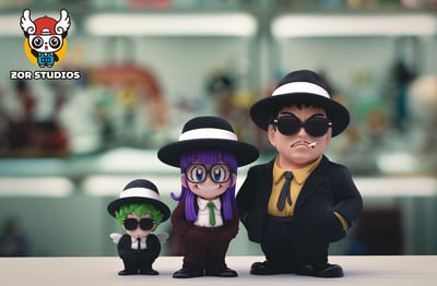 【預購】怪博士與機器娃娃 黑幫阿拉蕾-三人組 X ZOR-Studio3