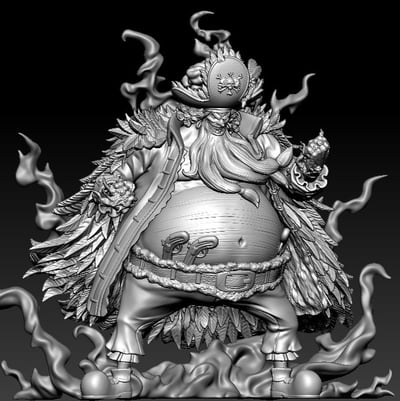 【預購】海賊王 黑鬍子海賊團最後一彈 蒂奇 X 大熊社1