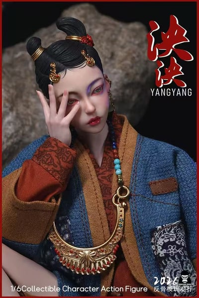 【售罄展示追加請私訊客服@toystationtw】時空少女系列 可動人偶 1/6長公主泱泱 TSG001 X 反骨模玩6