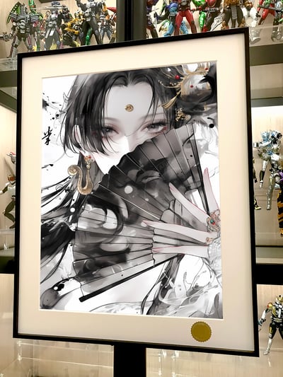 【預購】海賊王《水墨女帝》動漫裝飾畫 X 星空工作室3