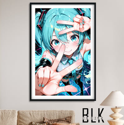 【預購】初音未來《YES初音》動漫裝飾畫&冰箱貼 X 巴洛克工作室1